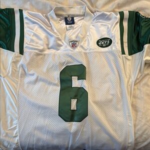 White and Green Jets Football Jersey